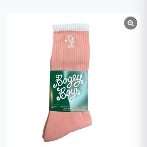 Bogey Boys Macklemore Pink Socks M/L
